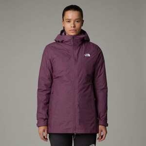 Women The North Face Hikesteller Triclimate Jackets Purple | NF0A18Y2W
