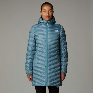 Women The North Face Huila Synthetic Insulation Parka Blue | NF0A28D9K