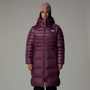 Women The North Face Metropolis Parka Purple | NF0A82Q1O