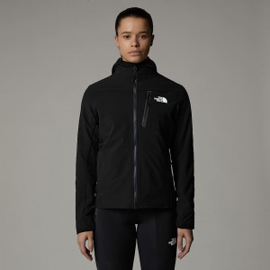 Women The North Face Mountain Athletics Softshell Jackets Black | NF0A30K0I