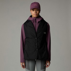 Women The North Face Mountain Athletics Cape Jackets Black | NF0A78T2M