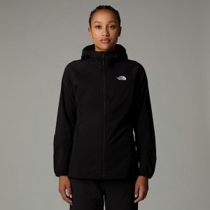Women The North Face Nimble Hooded Jackets Black | NF0A28N5V