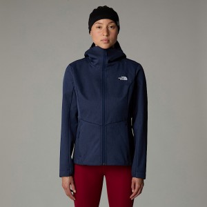 Women The North Face Quest Highloft Softshell Jackets Navy | NF0A80J2O