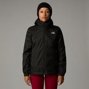Women The North Face Quest Hooded Jackets Black | NF0A29K1C