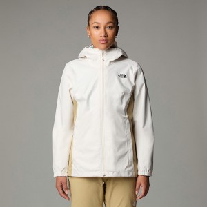 Women The North Face Quest Zip-In Jackets White | NF0A66X2X