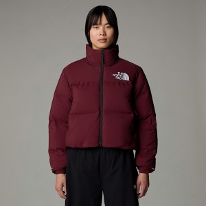 Women The North Face RMST Convertible Nuptse Jackets Red | NF0A90P5J