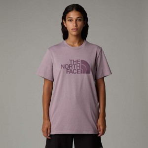 Women The North Face Relaxed Easy T Shirts Purple | NF0A86B4D