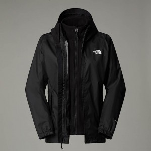Women The North Face Resolve Triclimate Jackets Black | NF0A35G0O