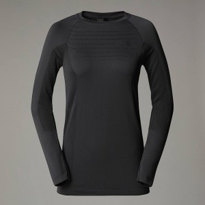 Women The North Face Sport Long-Sleeve T Shirts Black | NF0A51Z8G