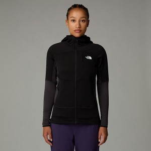 Women The North Face Stormgap Power Grid™ Hooded Jackets Black | NF0A04H1N