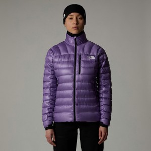 Women The North Face Summit Breithorn Down Jackets Purple | NF0A25P1W