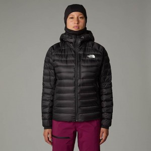 Women The North Face Summit Breithorn Hooded Jackets Black | NF0A16K8J