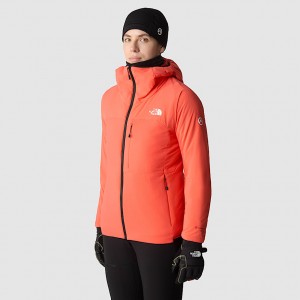 Women The North Face Summit Casaval Midlayer Hoodie Jackets Coral | NF0A53N3L