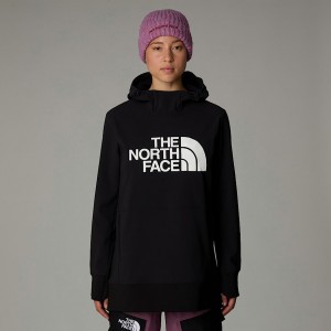 Women The North Face Tekno Hoodie Pullover Black | NF0A68S5X