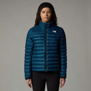 Women The North Face Terra Peak Hooded Jackets Navy | NF0A46V0Z