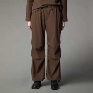 Women The North Face Woven Pants Brown | NF0A63G7S