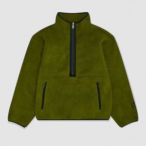 Women The North Face X CDG North Dome Fleece Pullover Green | NF0A22E5L