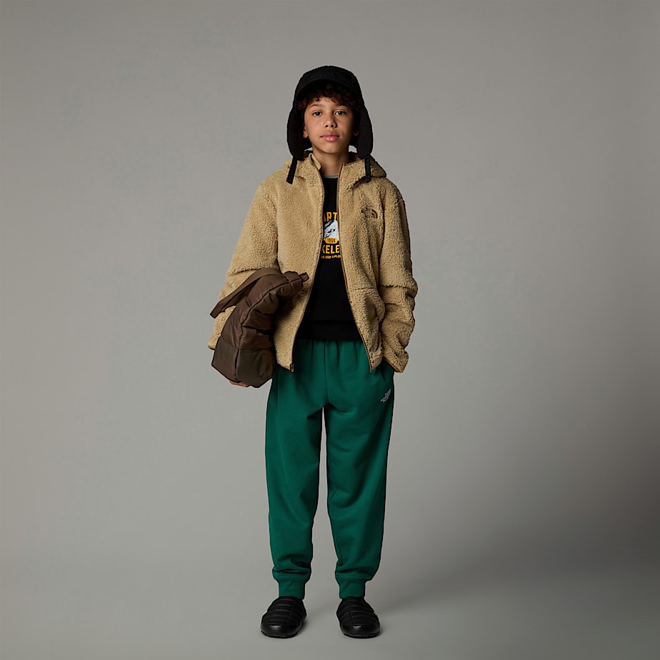 Kids' The North Face Campshire Full-Zip Hoodie Khaki | NF0A61J6A