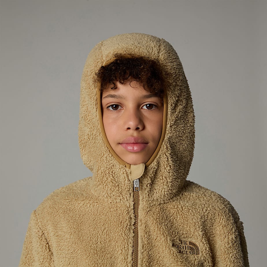 Kids' The North Face Campshire Full-Zip Hoodie Khaki | NF0A61J6A