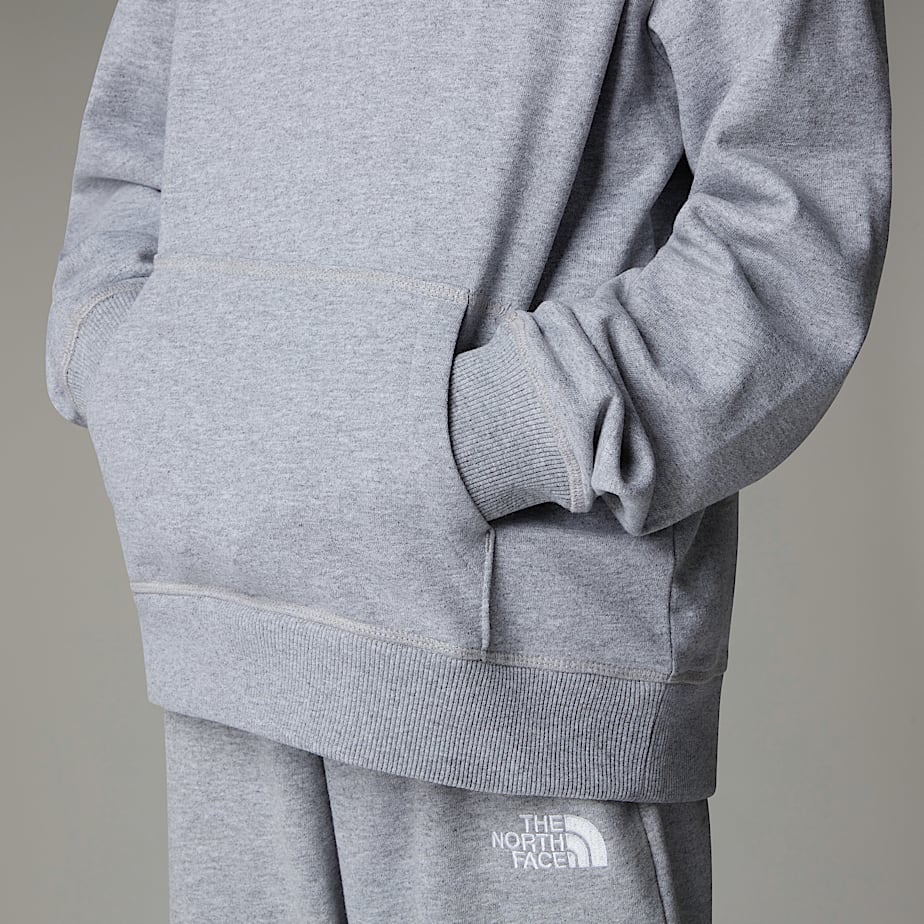 Kids' The North Face Essential Oversized Hoodie Grey | NF0A89Y7T