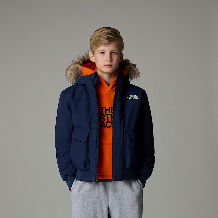 Kids' The North Face McMurdo Hooded Jackets Navy | NF0A19J5B
