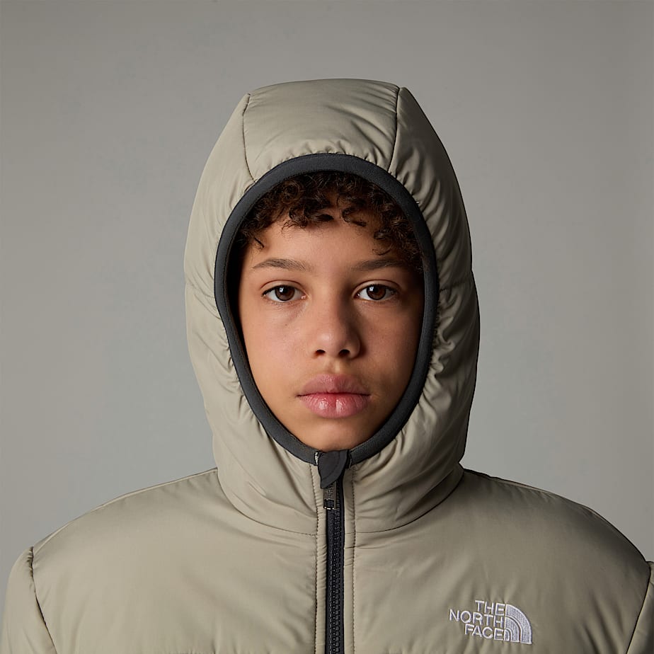 Kids' The North Face Reversible Shasta Full-Zip Hooded Jackets Grey | NF0A71J0Y