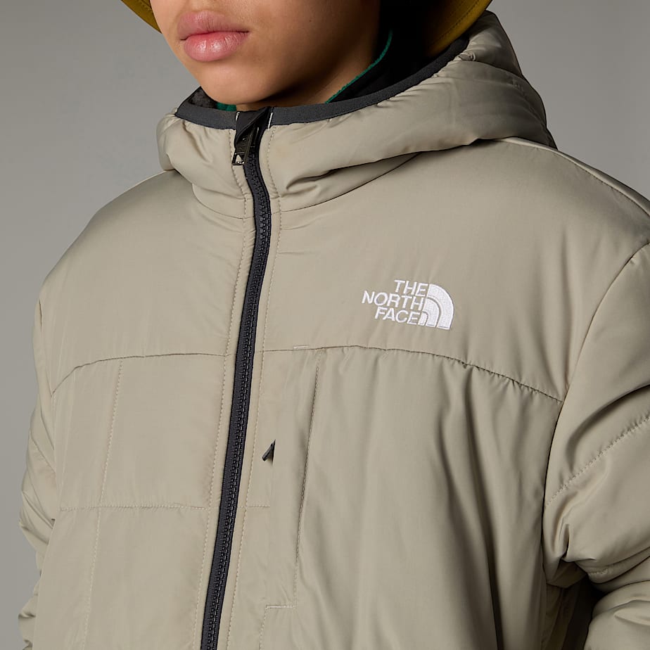 Kids' The North Face Reversible Shasta Full-Zip Hooded Jackets Grey | NF0A71J0Y