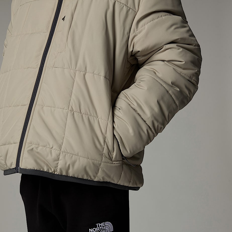 Kids' The North Face Reversible Shasta Full-Zip Hooded Jackets Grey | NF0A71J0Y