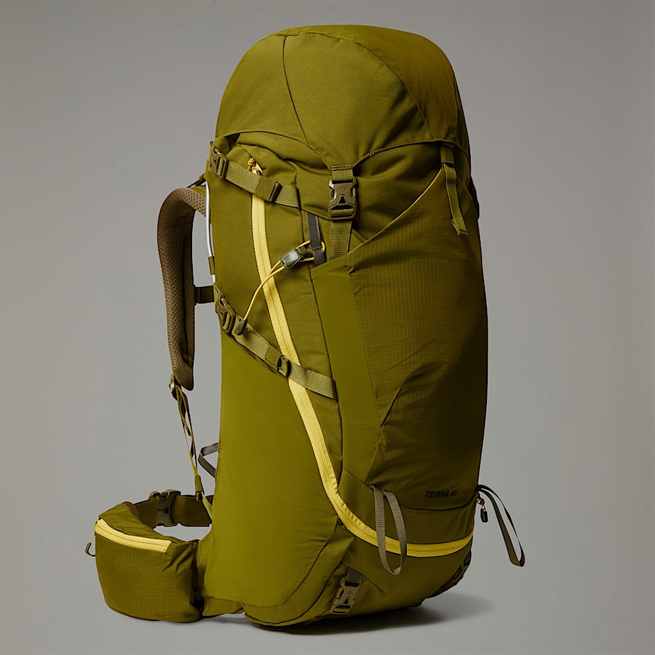 Kids\' The North Face Terra 45-Litre Hiking Backpacks Olive | NF0A11U7G