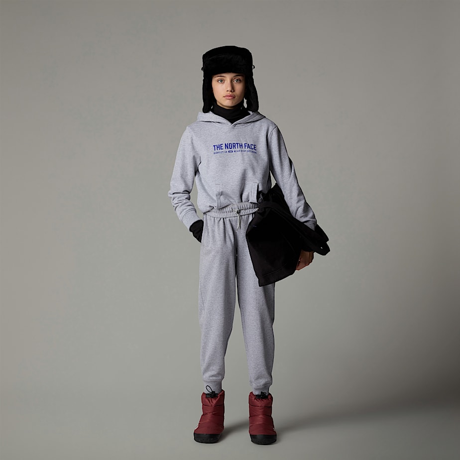 Kids' The North Face Varsity Graphic Relaxed Hoodie Grey | NF0A79S6K