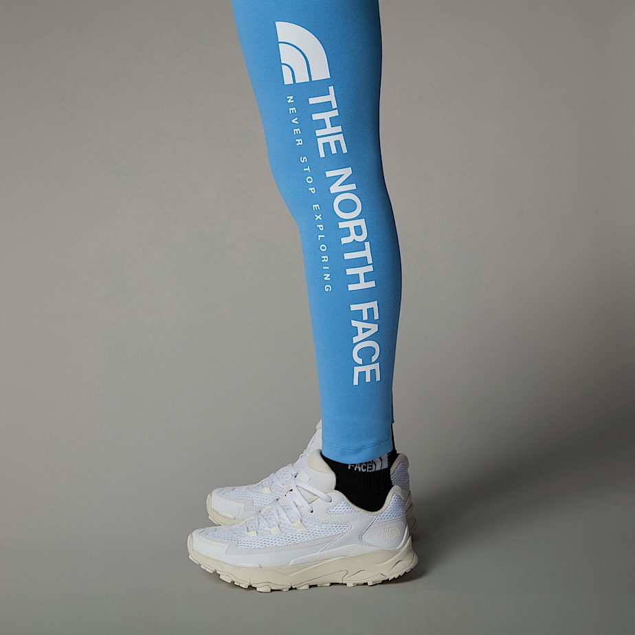 Kids' The North Face Vertical Graphic Leggings Blue | NF0A76Y2B