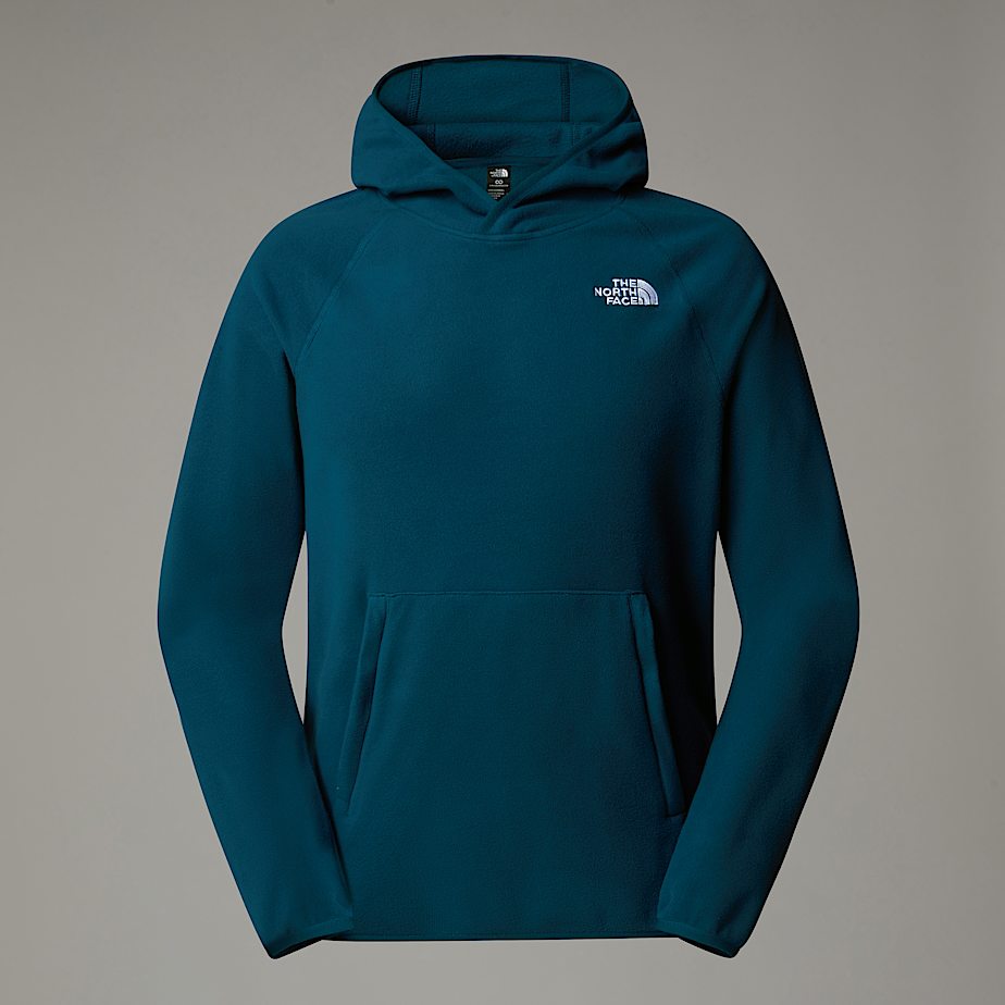Men The North Face 100 Glacier Fleece Hoodie Navy | NF0A10D5X