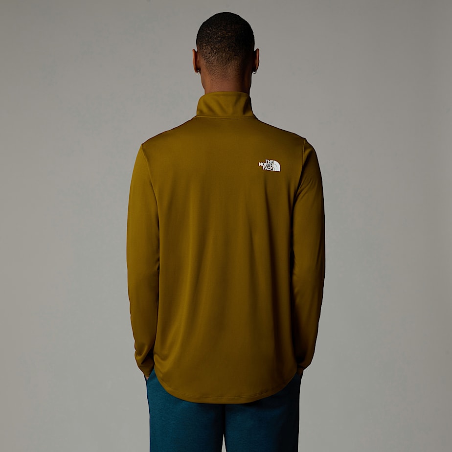 Men The North Face 247 1/4 Zip Long-Sleeve T Shirts Brown | NF0A43B2R