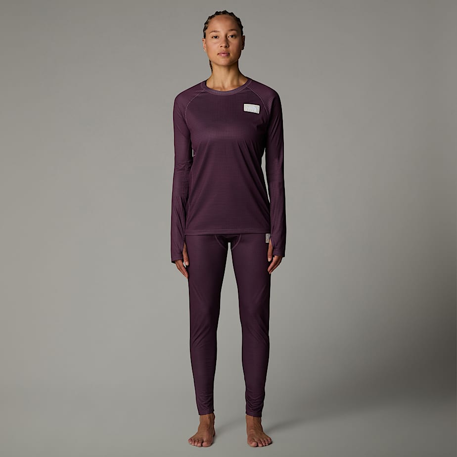 Men The North Face A68-a Circular DotKnit Base Layer Tops Purple | NF0A08H2Q