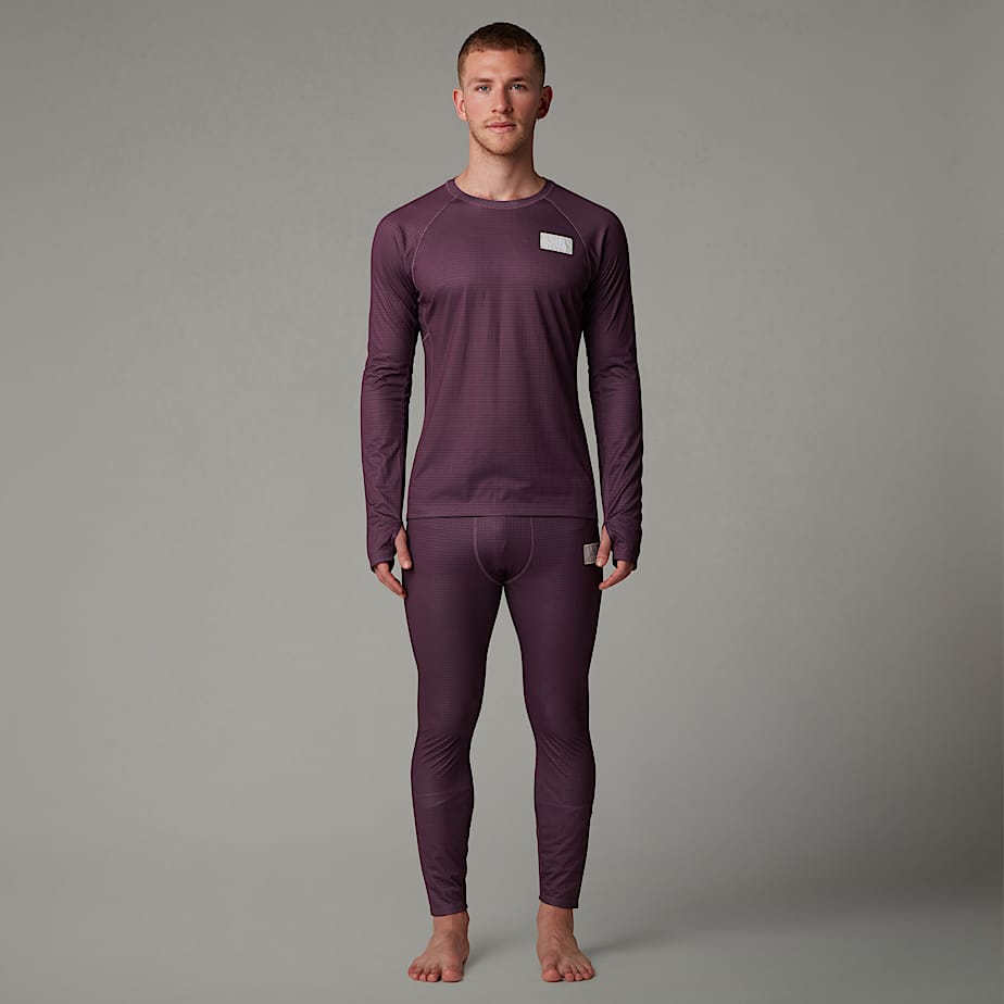 Men The North Face A68-a Circular DotKnit Base Layer Tops Purple | NF0A08H2Q