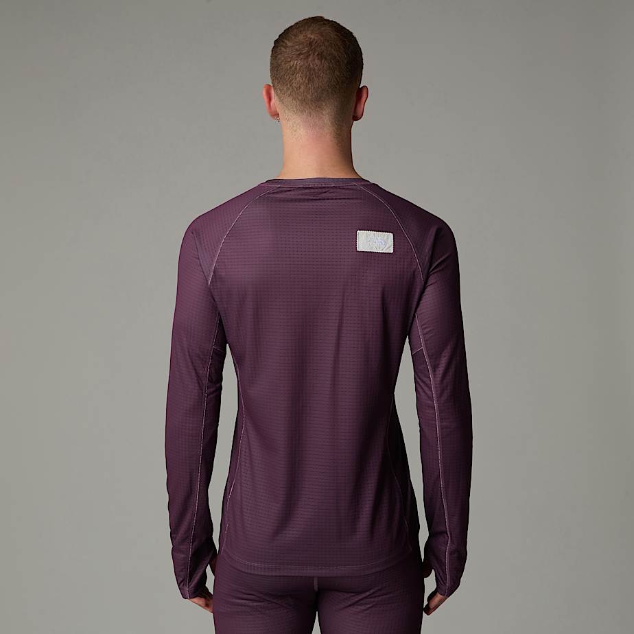 Men The North Face A68-a Circular DotKnit Base Layer Tops Purple | NF0A08H2Q