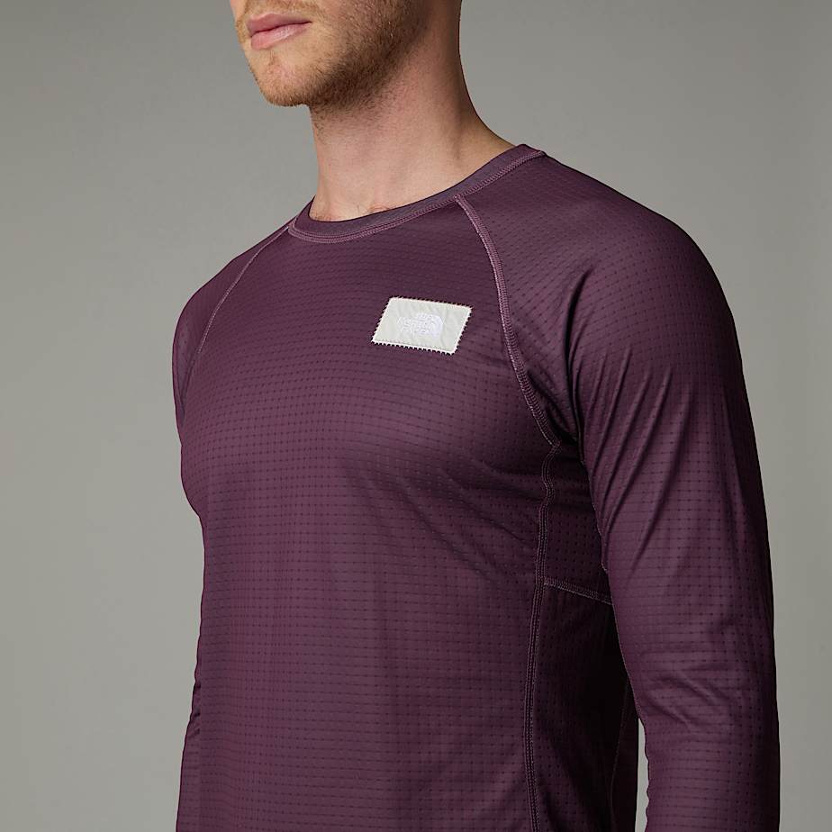 Men The North Face A68-a Circular DotKnit Base Layer Tops Purple | NF0A08H2Q
