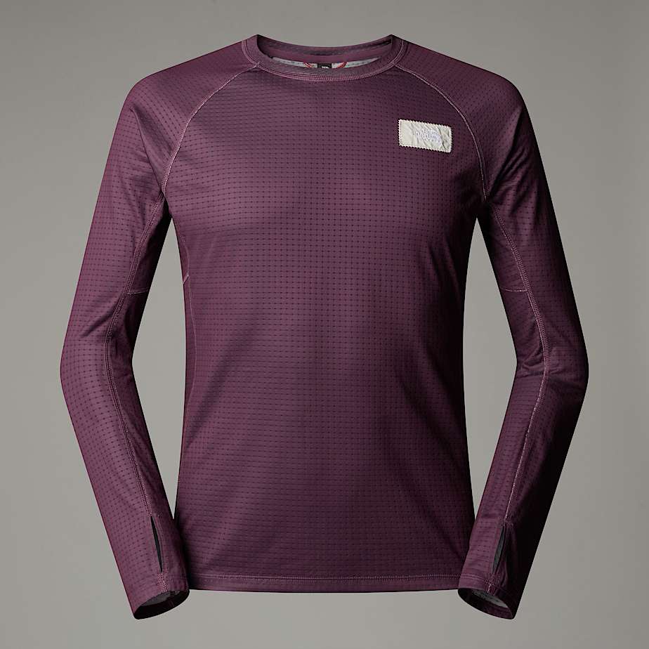 Men The North Face A68-a Circular DotKnit Base Layer Tops Purple | NF0A08H2Q