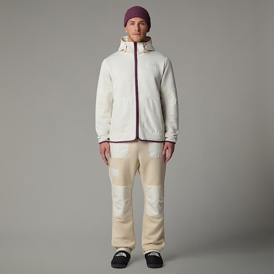 Men The North Face A68-a DotKnit Thermal Hooded Jackets White | NF0A39A0Z