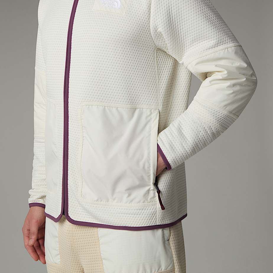 Men The North Face A68-a DotKnit Thermal Hooded Jackets White | NF0A39A0Z