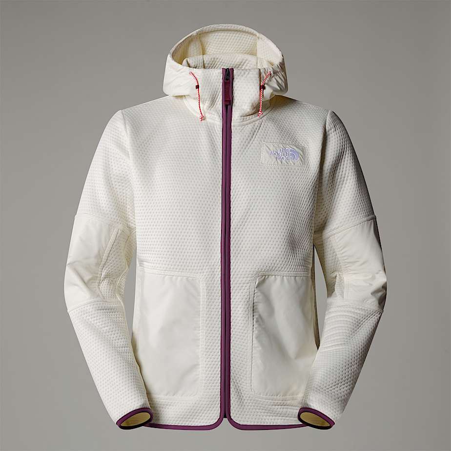 Men The North Face A68-a DotKnit Thermal Hooded Jackets White | NF0A39A0Z
