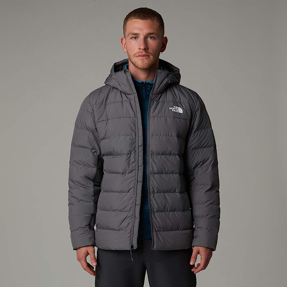 Men The North Face Aconcagua III Hooded Jackets Grey | NF0A93C5Y