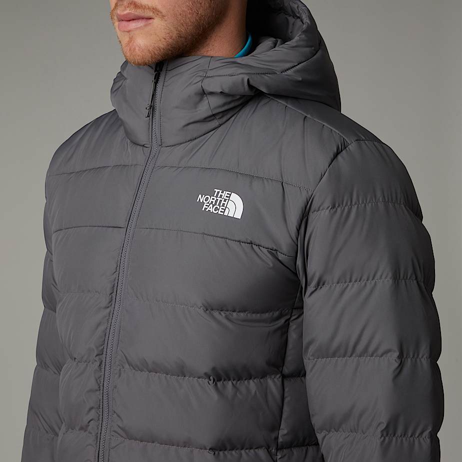 Men The North Face Aconcagua III Hooded Jackets Grey | NF0A93C5Y