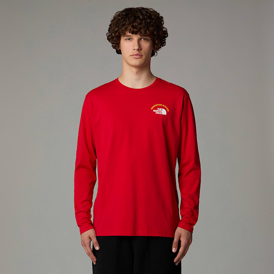 Men The North Face Anniversary Long-Sleeve T Shirts Red | NF0A82F1V
