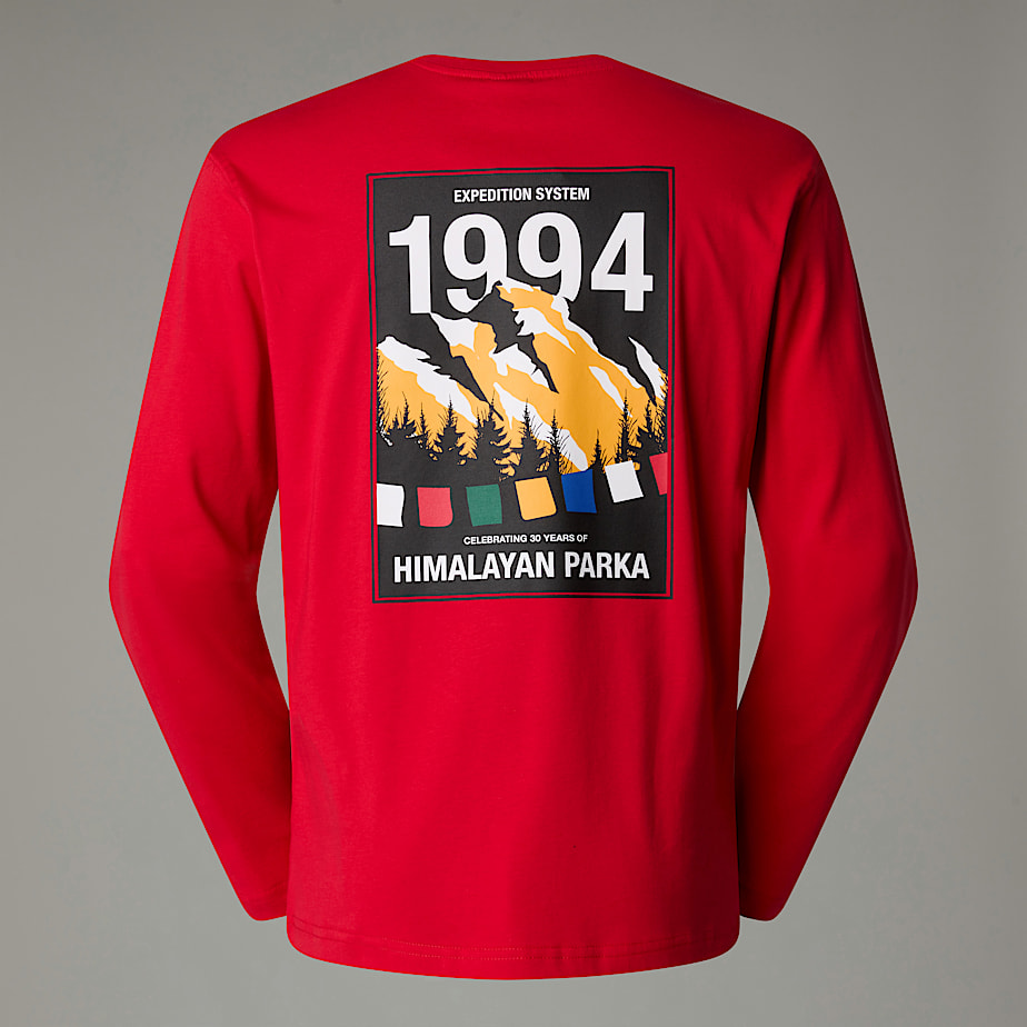 Men The North Face Anniversary Long-Sleeve T Shirts Red | NF0A82F1V