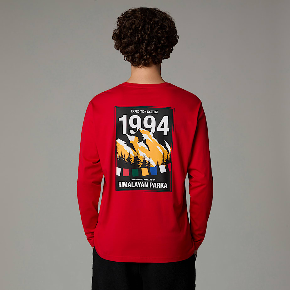 Men The North Face Anniversary Long-Sleeve T Shirts Red | NF0A82F1V