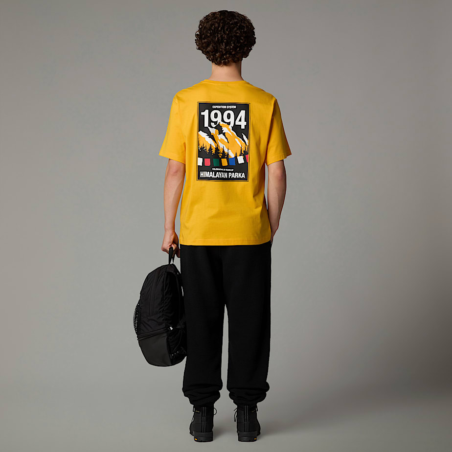 Men The North Face Anniversary T Shirts Gold | NF0A26N1I