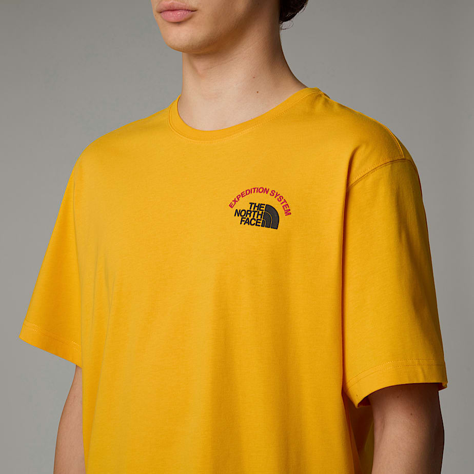 Men The North Face Anniversary T Shirts Gold | NF0A26N1I