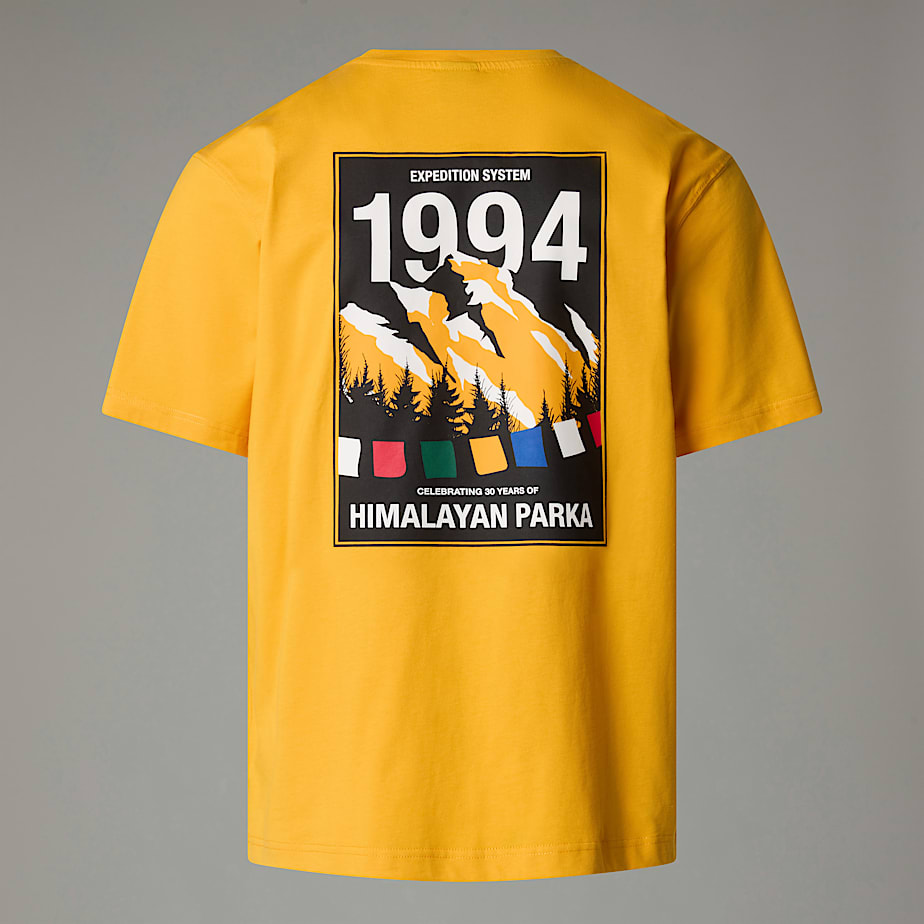 Men The North Face Anniversary T Shirts Gold | NF0A26N1I