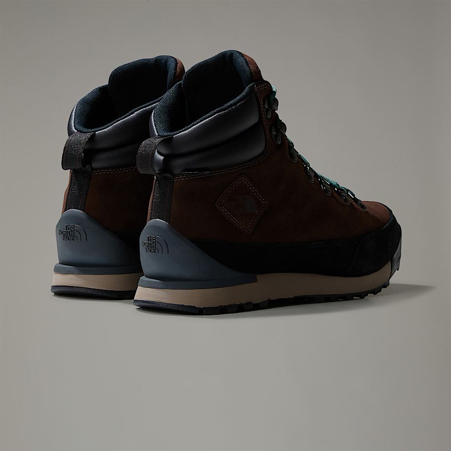 Men The North Face Back-To-Berkeley IV Leather Lifestyle Boots Brown | NF0A74E1C